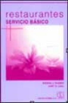 restaurantes: servicio basico-sondra j. dahmer-9788420010076