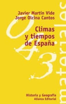 climas y tiempos de españa-javier martin vide-jorge olcina cantos-9788420657776