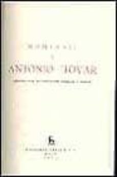 homenaje a antonio tovar-9788424933876