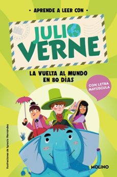 aprende a leer con julio verne - la vuelta al mundo en 80 dias (ebook)-julio verne-9788427237476
