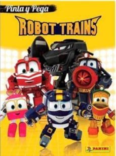 robot trains 2 (pinta y pega)-9788427871076