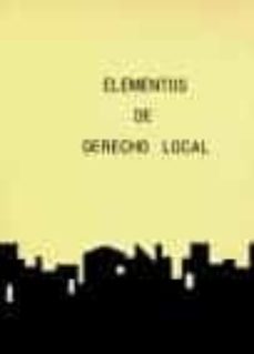 elementos de derecho local-9788429013276
