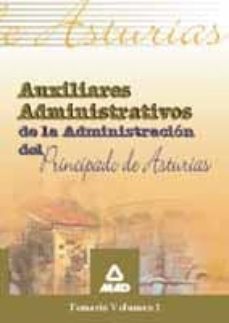 auxiliares administrativos de la administracion del principado de asturias: temario (vol. i)-9788466521376