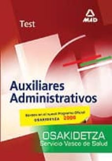 test de auxiliares administrativos de osakidetza-alvaro et al. muñoz labiano-9788466558976