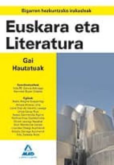 bigarren hezkuntzako irakasleak: euskara eta literatura gai hauta tuak (oposiciones profesorado)-9788466596176