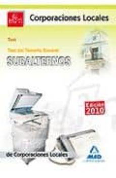 subalternos de corporaciones locales. test del temario general-9788467645576