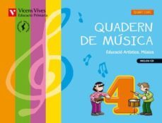 quadern de musica 4 + cd. comunitat valenciana  4º primaria-9788468218076