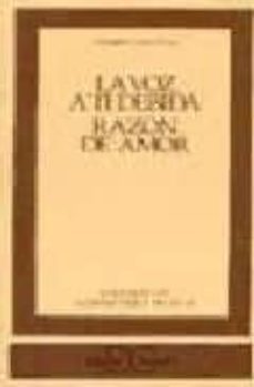 la voz a ti debida ; razon de amor (6ª ed.)-pedro salinas-9788470390876