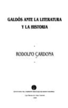 galdos ante la literatura y la historia-9788481031676