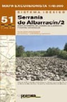 mapa excursionista serrania de albarracin 2: zona occidental de l a sierra de albarracin y montes universales-javier de jaime loren-9788483210376