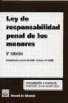 ley de responsabilidad penal de los menores-9788484567776