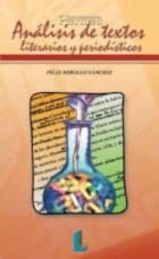 analisis de textos literarios y periodisticos-felix rebollo sanchez-9788484830276