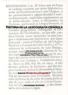 historia de la lexicografia española-9788497492676