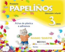 papeliños 3 anos segundo trimestre galicia-9788499141176