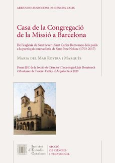 casa de la congregacio de la missio a barcelona-maria del mar rovira i marques-9788499656076