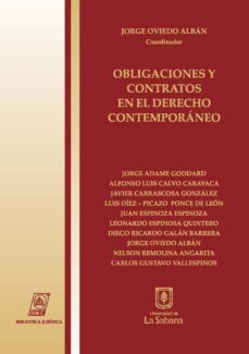 obligaciones y contratos en el derecho contemporaneo (ebook)-jorge oviedo alban-9789587310276