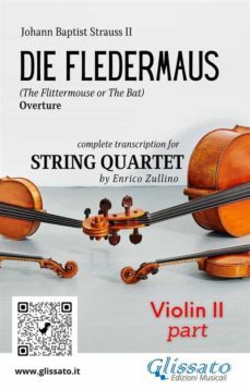 violin ii part of "die fledermaus" for string quartet (ebook)-9791220866576