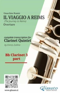bb clarinet 3 part of "il viaggio a reims" for clarinet quintet (ebook)-9791220867276