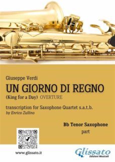 un giorno di regno - saxophone quartet (bb tenor part) (ebook)-9791220885676