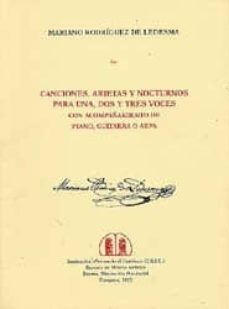 canciones, arietas y nocturnos para una, dos y tres voces con aco mpañamiento de piano, guitarra o arpa-2910009261686