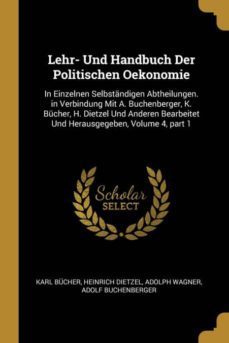 lehr- und handbuch der politischen oekonomie-9780270509786
