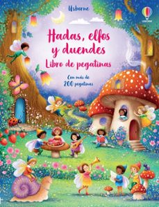 hadas, elfos y duendes. libro de pegatinas-fiona watt-9781474997386