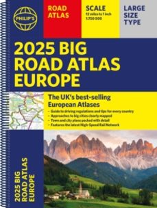 2025 philips big road atlas of europe-9781849076586