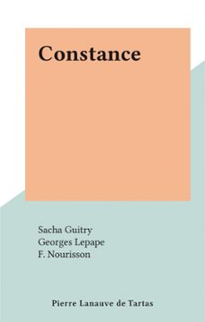 constance (ebook)-sacha guitry-9782402652186