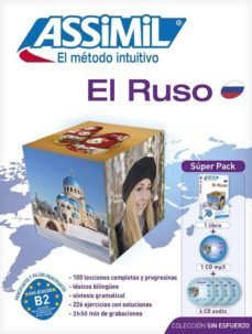 el ruso (b2) (super pack: libro + cd mp3 + 4cd audio)-9782700580686