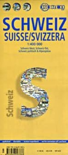 suiza, mapa de carreteras (escala: 1:400.000)-9783866093386