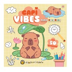 capi vibes para colorear con 50 stickers-9786313073986