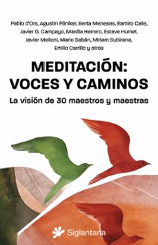 meditacion: voces y caminos-9788410179486