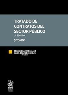 tratado de contratos del sector público 3 tomos (2ª ed.)-eduardo gamero casado-isabel gallego corcoles-9788410562486