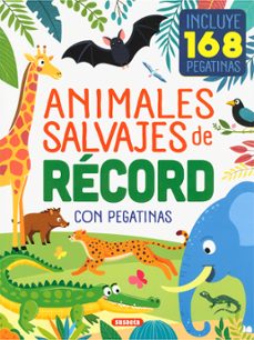 animales salvajes de record con pegatinas-9788410846586