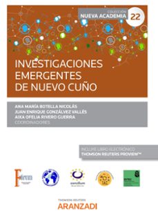 investigaciones emergentes de nuevo cuño.-ana maria botella nicolas-9788411243186