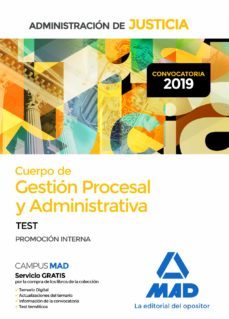 cuerpo de gestion procesal y administrativa de la administracion de justicia (promocion interna): test-9788414225486