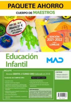 paquete ahorro cuerpo de maestros. educacion infantil-9788414252086