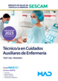 tecnico/a en cuidados auxiliares de enfermeria. servicio de salud de castilla-la mancha (sescam)-9788414269886