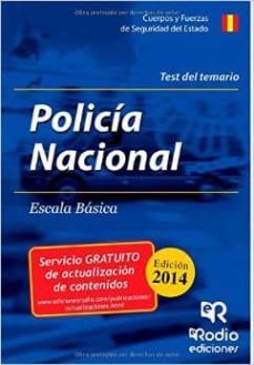 policia nacional. test del temario-avelino cordero pajares-9788416232086