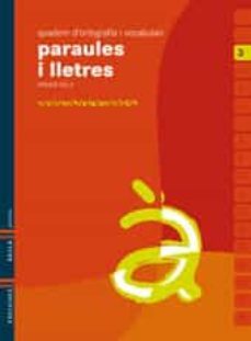 paraules i lletres 3 -v-  - infantil  ed 2010 valencia-9788426374486