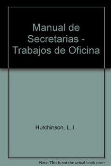 manual de secretarias trabajos de oficina-lois irene hutchinson-9788428311786