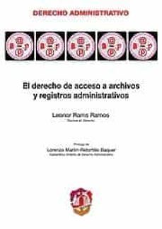 derecho de acceso a archivos y registros administrativos-9788429015386