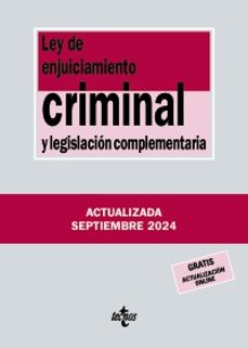 ley de enjuiciamiento criminal y legislación complementaria (41ª ed.)-9788430990986