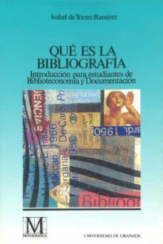 que es la bibliografia introduccion para estudiantes de bibliotec onomia y documentacion-9788433822086