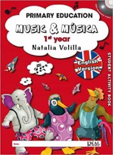 music & musica 1º educacion primaria version student + activity + dvd-9788438711286