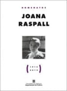 homenatge joana raspall (1913-2013)-9788439393986