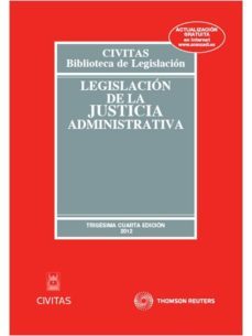 legislacion de la justicia administrativa (34ª ed)-9788447039586