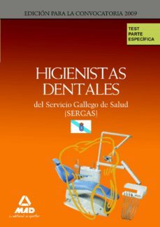 higienistas dentales de servicio gallego de salud (sergas). test parte especifica-9788467616286