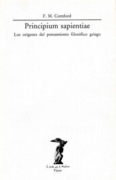 principium sapientiae-francis mac donald cornford-9788477740186