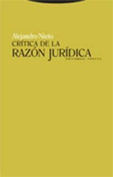 critica de la razon juridica-9788481649086